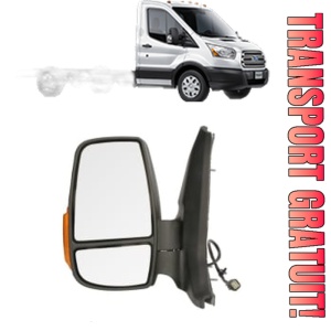 Oglinda Stanga FORD TRANSIT V363 Platform/Chassis (FED, FFD) din 2013 - 2025, Auto, Reglaj electric, Completa