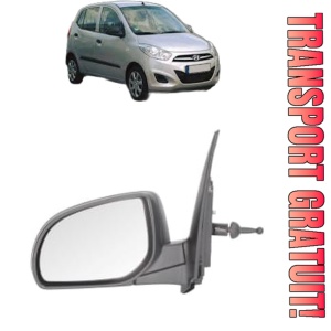 Oglinda Stanga HYUNDAI i10 I (PA) din 2007 - 2018, Auto, Reglaj mecanic, Completa