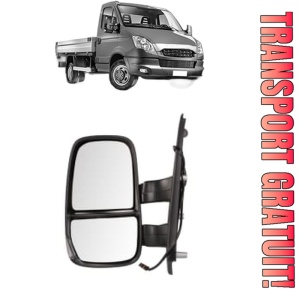 Oglinda Stanga IVECO DAILY V Platform/Chassis din 2011 - 2014, Auto, Reglaj manual, Completa