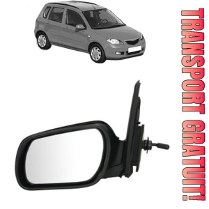Oglinda Stanga MAZDA 2 (DY) din 2003 - 2007, Auto, Reglaj mecanic, Completa