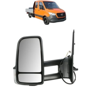 Oglinda Stanga MERCEDES-BENZ SPRINTER 3,5-t Platform/Chassis (B907, B910) din 2018 - 2024, Auto, Reglaj electric, Completa - Img 2