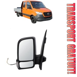 Oglinda Stanga MERCEDES-BENZ SPRINTER 3,5-t Platform/Chassis (B907, B910) din 2018 - 2024, Auto, Reglaj manual, Completa