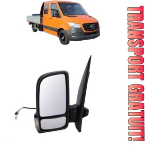 Oglinda Stanga MERCEDES-BENZ SPRINTER 3,5-t Platform/Chassis (B907, B910) din 2018 - 2024, Auto, Reglaj electric, Completa