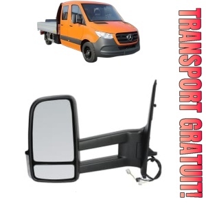 Oglinda Stanga MERCEDES-BENZ SPRINTER 3,5-t Platform/Chassis (B907, B910) din 2018 - 2024, Auto, Reglaj electric, Completa