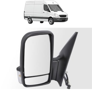 Oglinda Stanga MERCEDES-BENZ SPRINTER 3,5-t Van (B906) din 2006 - 2018, Auto, Reglaj manual, Completa - Img 2