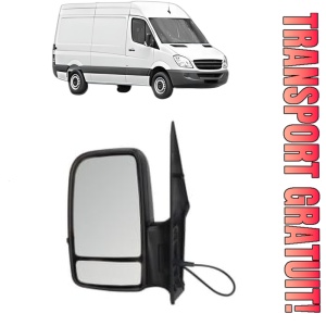 Oglinda Stanga MERCEDES-BENZ SPRINTER 3,5-t Van (B906) din 2006 - 2018, Auto, Reglaj manual, Completa