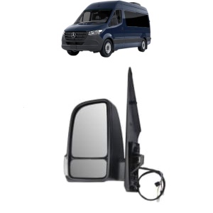 Oglinda Stanga MERCEDES-BENZ SPRINTER 3,5-t Van (B907, B910) din 2018 - 2025, Auto, Reglaj electric, Completa - Img 2