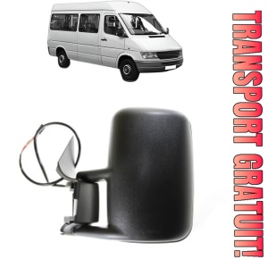 Oglinda Stanga MERCEDES-BENZ SPRINTER 4-t Bus (B904) din 1996 - 2006, Auto, Reglaj electric, Completa