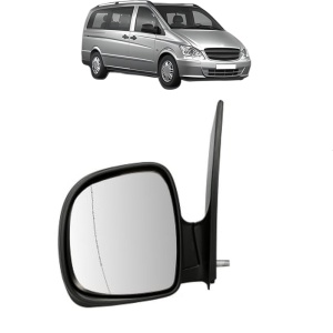 Oglinda Stanga MERCEDES-BENZ VITO Bus (W639) din 2003 - 2014, Auto, Reglaj manual, Completa - Img 2