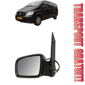 Oglinda Stanga MERCEDES-BENZ VITO / MIXTO Van (W639) din 2003 - 2014, Auto, Reglaj electric, Completa