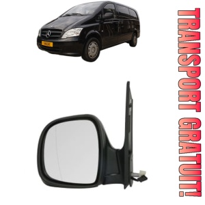 Oglinda Stanga MERCEDES-BENZ VITO / MIXTO Van (W639) din 2003 - 2014, Auto, Reglaj electric, Completa