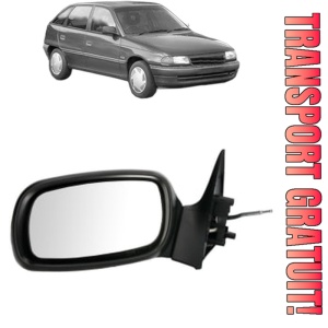 Oglinda Stanga OPEL ASTRA F CLASSIC Hatchback (T92) din 1998 - 2002, Auto, Reglaj mecanic, Completa