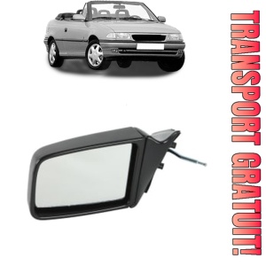Oglinda Stanga OPEL ASTRA F Convertible (T92) din 1993 - 2001, Auto, Reglaj mecanic, Completa
