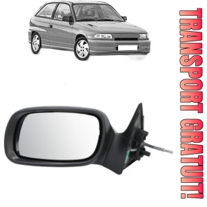 Oglinda Stanga OPEL ASTRA F Hatchback (T92) din 1991 - 1998, Auto, Reglaj mecanic, Completa