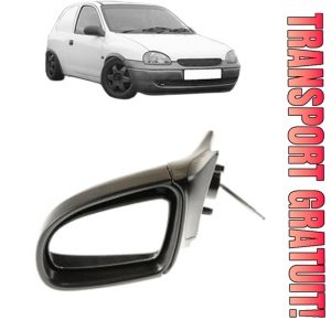 Oglinda Stanga OPEL CORSA B Hatchback Van (S93) din 1994 - 2001, Auto, Reglaj mecanic, Completa