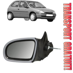 Oglinda Stanga OPEL CORSA B (S93) din 1993 - 2002, Auto, Reglaj mecanic, Completa