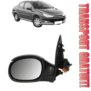 Oglinda Stanga PEUGEOT 206 Saloon din 2007 - 2008, Auto, Reglaj electric, Completa