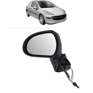 Oglinda Stanga PEUGEOT 207 Hatchback Van (WA_, WC_) din 2007 - 2012, Auto, Reglaj mecanic, Completa - Img 2