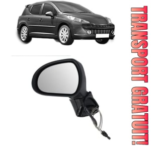 Oglinda Stanga PEUGEOT 207 SW (WK_) din 2007 - 2013, Auto, Reglaj mecanic, Completa