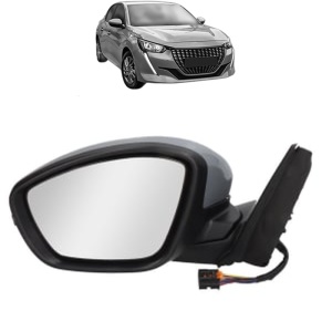 Oglinda Stanga PEUGEOT 208 II (UB_, UP_, UW_, UJ_) din 2019 - 2025, Auto, Reglaj electric, Completa - Img 2