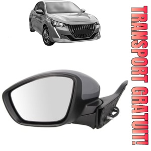 Oglinda Stanga PEUGEOT 208 II (UB_, UP_, UW_, UJ_) din 2019 - 2025, Auto, Reglaj electric, Completa