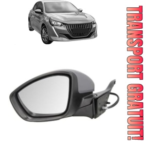 Oglinda Stanga PEUGEOT 208 II (UB_, UP_, UW_, UJ_) din 2019 - 2025, Auto, Reglaj electric, Completa