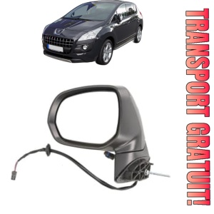 Oglinda Stanga PEUGEOT 3008 I MPV (0U_) din 2009 - 2016, Auto, Reglaj electric, Completa