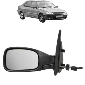 Oglinda Stanga PEUGEOT 306 (7B, N3, N5) din 1994 - 2001, Auto, Reglaj mecanic, Completa - Img 2