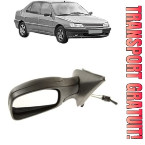 Oglinda Stanga PEUGEOT 306 (7B, N3, N5) din 1994 - 2001, Auto, Reglaj mecanic, Completa