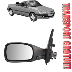 Oglinda Stanga PEUGEOT 306 Convertible (7D, N3, N5) din 1994 - 2002, Auto, Reglaj electric, Completa