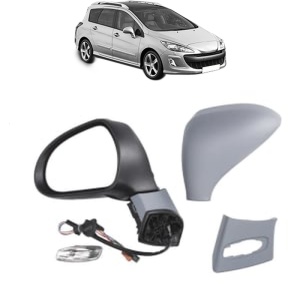 Oglinda Stanga PEUGEOT 308 SW I (4E_, 4H_) din 2007 - 2014, Auto, Reglaj electric, Completa - Img 2