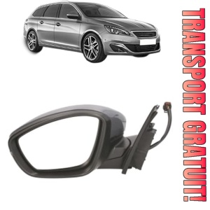 Oglinda Stanga PEUGEOT 308 SW II (LC_, LJ_, LR_, LX_, L4_) din 2014 - 2021, Auto, Reglaj electric, Completa