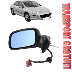 Oglinda Stanga PEUGEOT 407 (6D_) din 2004 - 2011, Auto, Reglaj electric, Completa