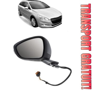 Oglinda Stanga PEUGEOT 508 SW Estate Van (8E_) din 2011 - 2018, Auto, Reglaj electric, Completa