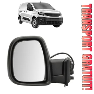 Oglinda Stanga PEUGEOT PARTNER Box Body/MPV (K9) din 2018 - 2023, Auto, Reglaj electric, Completa