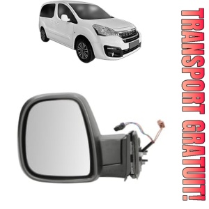 Oglinda Stanga PEUGEOT PARTNER ORIGIN Box Body/MPV (G_) din 2008 - 2015, Auto, Reglaj electric, Completa