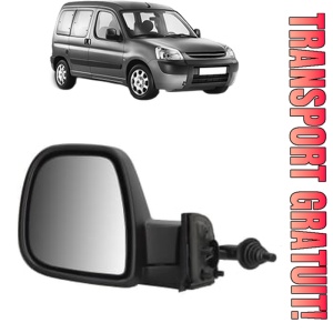 Oglinda Stanga PEUGEOT PARTNER TEPEE din 2008 - 2018, Auto, Reglaj mecanic, Completa