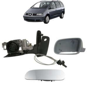 Oglinda Stanga SEAT ALHAMBRA (7V8, 7V9) din 1996 - 2010, Auto, Reglaj mecanic, Completa - Img 2