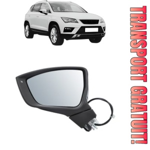 Oglinda Stanga SEAT ATECA (KH7, KHP) din 2016 - 2021, Auto, Reglaj electric, Completa