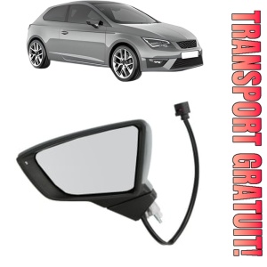 Oglinda Stanga SEAT LEON SC (5F5) din 2013 - 2018, Auto, Reglaj electric, Completa