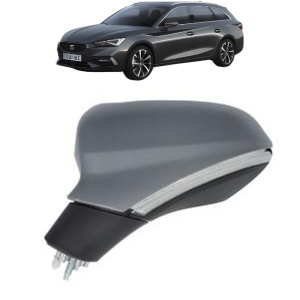 Oglinda Stanga SEAT LEON Sportstourer (KL8, KLD) din 2020 - 2024, Auto, Reglaj electric, Completa - Img 2