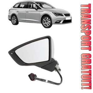 Oglinda Stanga SEAT LEON ST (5F8) din 2012 - 2020, Auto, Reglaj electric, Completa