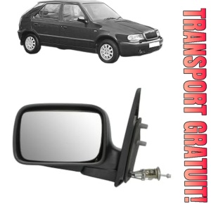 Oglinda Stanga SKODA FELICIA II (6U1) din 1998 - 2001, Auto, Reglaj mecanic, Completa