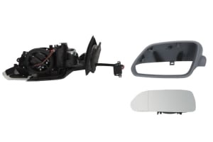 Oglinda Stanga SKODA OCTAVIA II (1Z3) din 2004 - 2013, Auto, Reglaj electric, Completa - Img 3