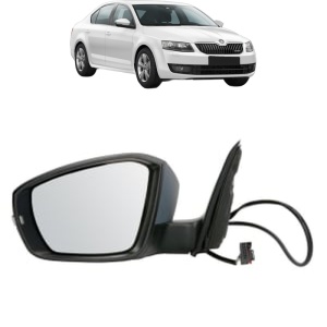 Oglinda Stanga SKODA OCTAVIA III (5E3, NL3, NR3) din 2012 - 2020, Auto, Reglaj electric, Completa - Img 2