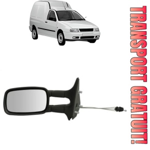 Oglinda Stanga Volkswagen CADDY II Box Body/MPV (9K9A) din 1995 - 2004, Auto, Reglaj mecanic, Completa