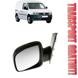 Oglinda Stanga Volkswagen CADDY III MPV (2KB, 2KJ, 2CB, 2CJ) din 2004 - 2015, Auto, Reglaj manual, Completa