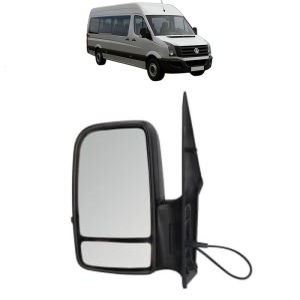 Oglinda Stanga Volkswagen CRAFTER 30-35 Bus (2E_) din 2006 - 2016, Auto, Reglaj manual, Completa - Img 2