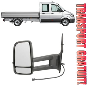 Oglinda Stanga Volkswagen CRAFTER 30-50 Platform/Chassis (2F_) din 2006 - 2016, Auto, Reglaj electric, Completa