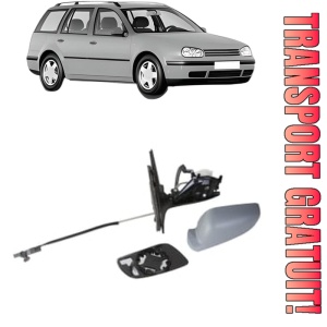 Oglinda Stanga Volkswagen GOLF IV Variant (1J5) din 1999 - 2006, Auto, Reglaj mecanic, Completa